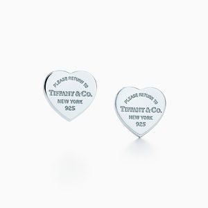 Tiffany & Co. Mini Heart Tag Earrings